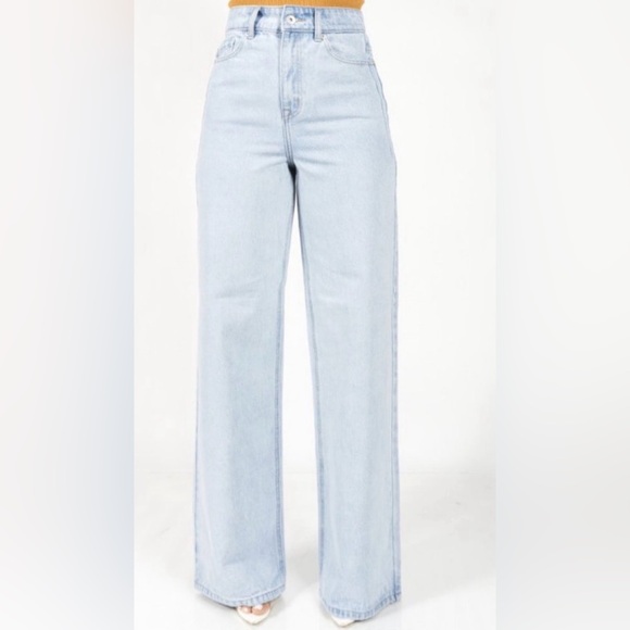Skinny Fries Denim - NWT Skinny Fries Super High Rise Wide Leg Jeans Size 3
